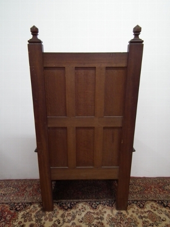 Antique Carved Oak Bishops Chair