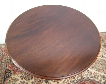 Antique George III Mahogany Snap Top Occasional Table