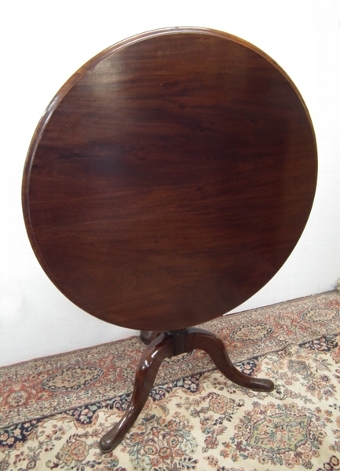 Antique George III Mahogany Snap Top Occasional Table
