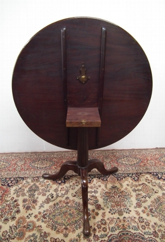 Antique George III Mahogany Snap Top Occasional Table