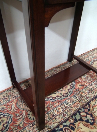 Antique Mahogany Bow Fronted Side Table