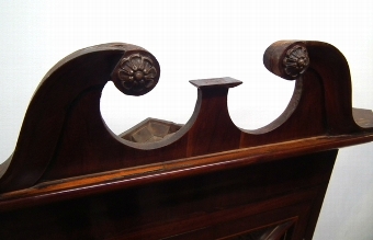 Antique :SALE: George IV Mahogany Inlaid Corner Cupboard