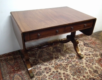 Regency Mahogany Sofa Table