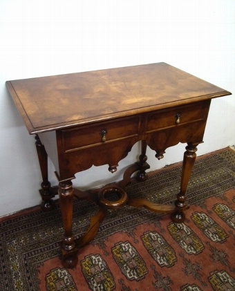 Queen Anne Style Walnut Lowboy