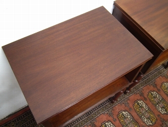 Antique Pair of Georgian Style Open Bedside Lockers