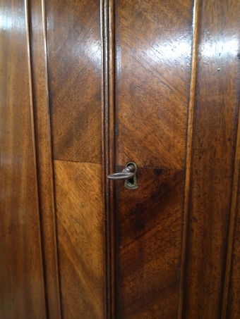 Antique George III Mahogany Linen Press
