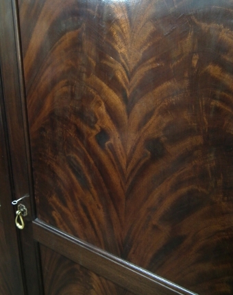 Antique Whytock & Reid 2 Door Mahogany Wardrobe