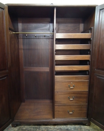Antique Whytock & Reid 2 Door Mahogany Wardrobe