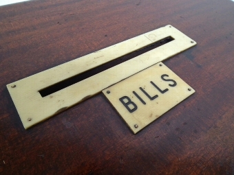 Antique Large Bill Box