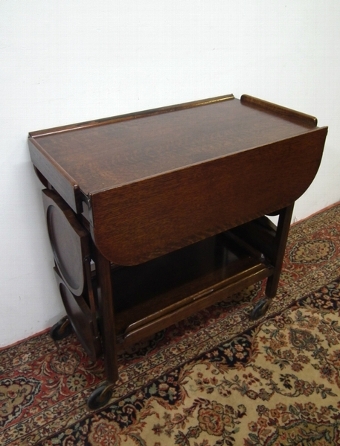 Oak Tea Trolley/Cake Stand