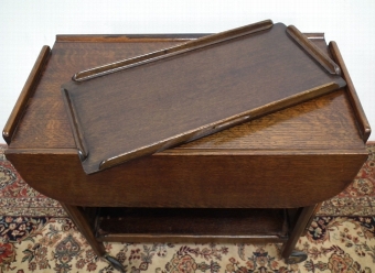 Antique Oak Tea Trolley/Cake Stand