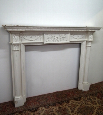 George III Style Painted Mantelpiece