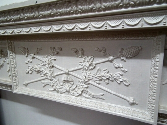 Antique George III Style Painted Mantelpiece
