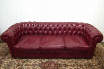 Antique Victorian Style 3 Seater Chesterfield Sofa