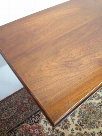 Antique Victorian Walnut Library Table