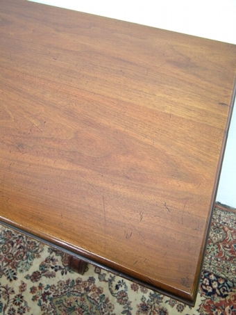 Antique Victorian Walnut Library Table