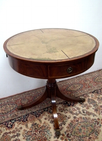 George III Style Neat Sized Drum Table