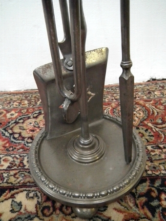 Antique William IV Set of Fire Side Tools