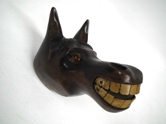 Victorian Hand Carved Horse Head