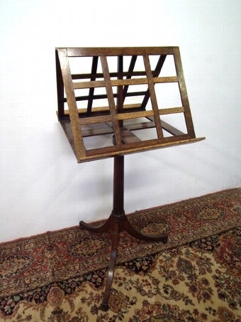 George IV Style Oak Duet Music Stand