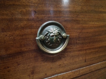 Antique George III Large Mahogany Linen Press