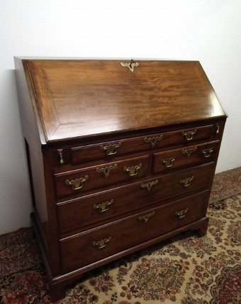 Rare George III Mahogany Bureau