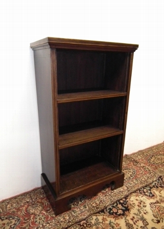 Small Sheraton Style Mahogany Open Bookcase