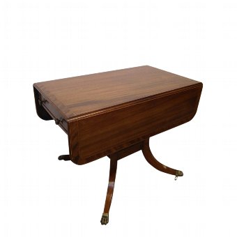 Mahogany Drop Leaf Supper Table