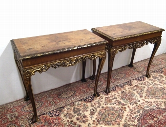 Pair of George II Style Centre Tables