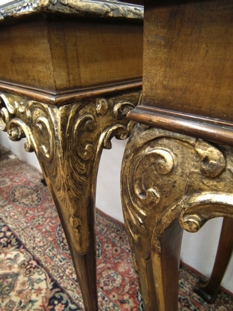 Antique Pair of George II Style Centre Tables