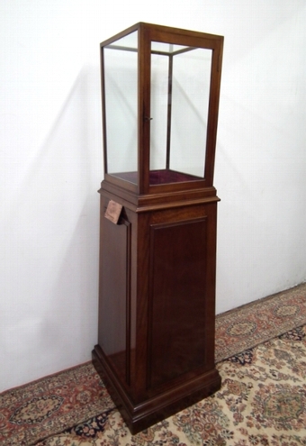 Mahogany and Glazed Museum Display Case