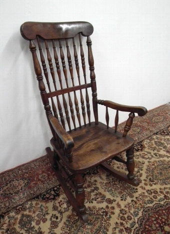 Victorian Elm Rocking Chair