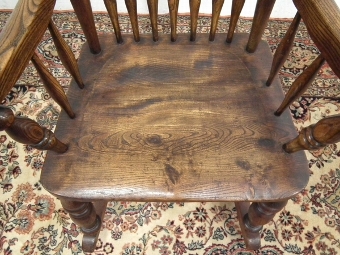 Antique Victorian Elm Rocking Chair