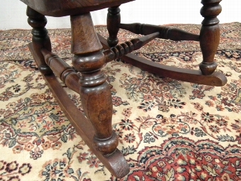 Antique Victorian Elm Rocking Chair