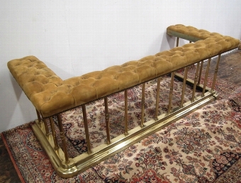 Victorian Style Brass Club Fender