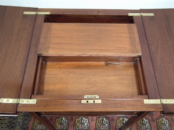 Antique Edwardian Mahogany Inlaid Work Table