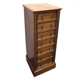 Victorian Mahogany Wellington Chest