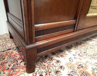 Antique Edwardian Mahogany Wardrobe