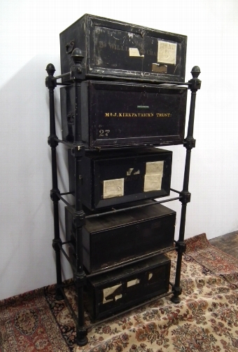 Victorian Cast Iron Deed Rack