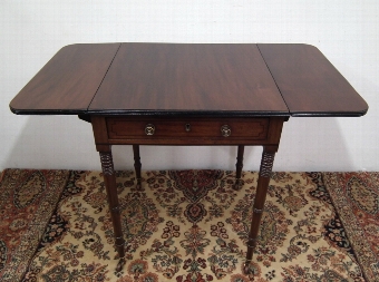 Antique George IV Mahogany Neat Sized Pembroke Table