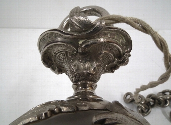 Antique Edwardian Silver Plated Glass Lantern
