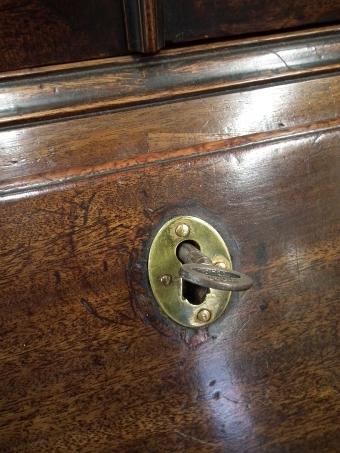 Antique George III Mahogany Bureau Bookcase