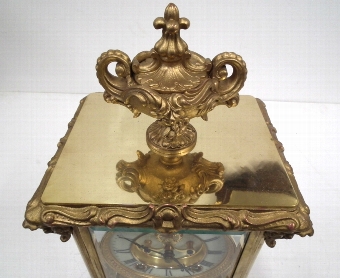 Antique American Four Glass Dial Clock