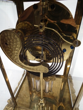 Antique American Four Glass Dial Clock