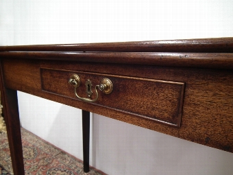 Antique George III Neat Sized Mahogany Card Table
