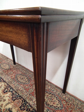 Antique George III Neat Sized Mahogany Card Table