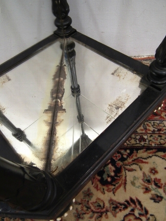 Antique Victorian Ebonised Display Stand