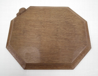 Antique Mouseman Cheeseboard/Bread Board