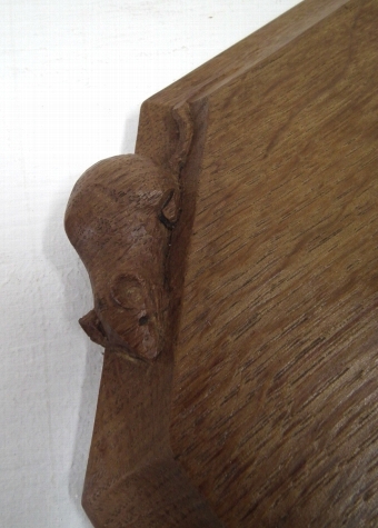 Antique Mouseman Cheeseboard/Bread Board
