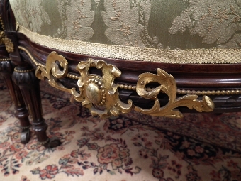 Antique Louis XV Style 4 Piece Parlour Suite